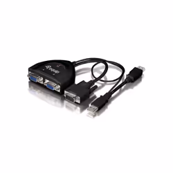 Equip 332521, VGA, 2x VGA, 2048 x 1536 pixels, Noir, Plastique, 450 MHz