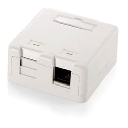 Equip 125122 boitier de prise de courant Blanc