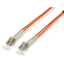 Equip LC/LС 62.5/125μm 10m câble de fibre optique OM1 Orange