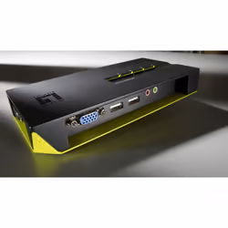 LevelOne KVM-0421 commutateur écran, clavier et souris Noir, Vert