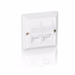 Equip 761301, Blanc, Synthétique ABS, Polycarbonate, conventionnel, Toutes marques, 80 mm, 80 mm
