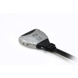 LevelOne KVM-0260 commutateur écran, clavier et souris Noir, Gris