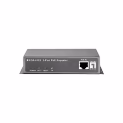 LevelOne POR-0102 prolongateur réseau Répéteur réseau Noir