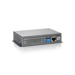 LevelOne FSW-0513 commutateur réseau Fast Ethernet (10/100) Connexion Ethernet, supportant l'alimentation via ce port (PoE) Noir, Gris