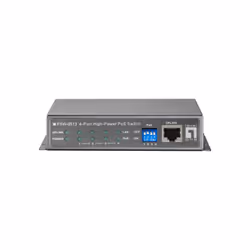 LevelOne FSW-0513 commutateur réseau Fast Ethernet (10/100) Connexion Ethernet, supportant l'alimentation via ce port (PoE) Noir, Gris