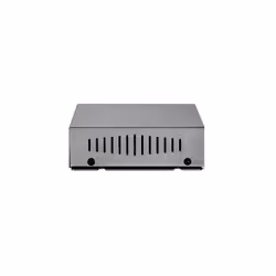 LevelOne FSW-0513 commutateur réseau Fast Ethernet (10/100) Connexion Ethernet, supportant l'alimentation via ce port (PoE) Noir, Gris - Vue supplémentaire 4