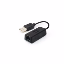 LevelOne USB-0301, Avec fil, RJ-45, USB, 100 Mbit/s, Noir
