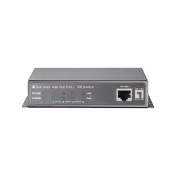 LevelOne GEP-0520 commutateur réseau Gigabit Ethernet (10/100/1000) Connexion Ethernet, supportant l'alimentation via ce port (PoE) Noir