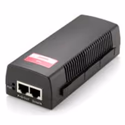 LevelOne POI-2002, Fast Ethernet, 10,100 Mbit/s, IEEE 802.3, IEEE 802.3af, IEEE 802.3u, Noir, PoE, Énergie, FCC Part 15, CE, ...