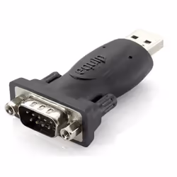 Equip 133382, USB A, RS-232, Noir