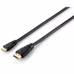 Equip 119307, 2 m, HDMI Type A (Standard), HDMI Type C (Mini), Compatibilité 3D, 10,2 Gbit/s, Noir