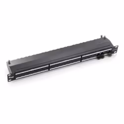 Equip 326624, RJ-45, Or, Cat6a, Noir, Montage de rack, 1U