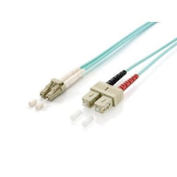 Equip 255318 câble de fibre optique 20 m LC SC OM3 Turquoise