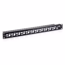 Equip 769324, Cat6a, Noir, SPCC, Montage de rack, 1U, 44 mm