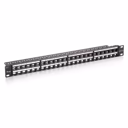 Equip 769248, Cat6, Noir, Montage de rack, 1U, 44 mm, 483 mm