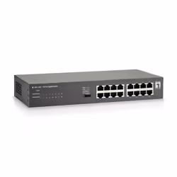 LevelOne GEU-1621, Gigabit Ethernet (10/100/1000), Full duplex, Grille de montage