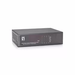 LevelOne FEP-0812, Fast Ethernet (10/100), Full duplex, Connexion Ethernet, supportant l'alimentation via ce port (PoE), Gril ...