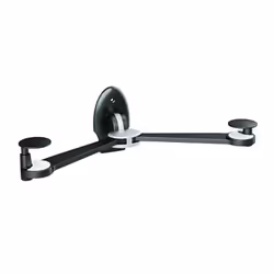 Equip 650500, Noir, Verre, 1 étagères, 8 kg, Mur, 240 mm