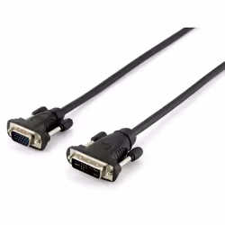 Equip 118943, 1,8 m, DVI-A, VGA (D-Sub), Mâle, Mâle, Or