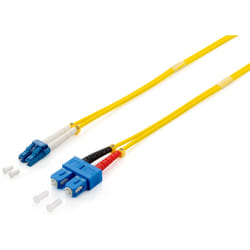 Equip 254331 câble de fibre optique 1 m LC SC OS2 Jaune