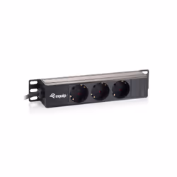 Equip 333299, 1U, Plastique, Noir, 3 sortie(s) CA, 1,5 m, 250 V
