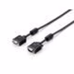 Equip 118803, 8 m, VGA (D-Sub), VGA (D-Sub), Mâle, Femelle, Noir