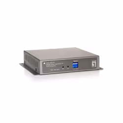 LevelOne HVE-6601R, 1920 x 1080 pixels, Récepteur AV, Gris, HDCP