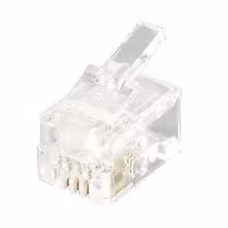 Equip 121111, RJ-11 (4P4C), Transparent, 0,5 g, 7,62 mm, 12,3 mm, 7,2 mm