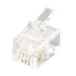 Equip 121111 connecteur de fils RJ-11 (4P4C) Transparent
