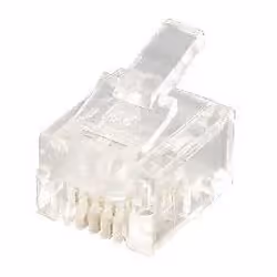 Equip 121121, RJ-12 (6P4C), Transparent, 0,6 g, 9,65 mm, 12,3 mm, 7,2 mm