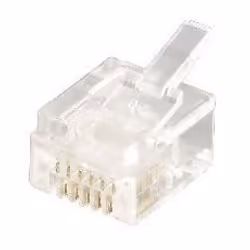 Equip 121131, RJ-12 (6P6C), Transparent, 0,6 g, 9,65 mm, 12,3 mm, 7,2 mm