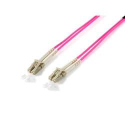 Equip 255516 câble de fibre optique 10 m LC OM4 Beige, Violet