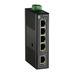 LevelOne IES-0500 commutateur réseau Non-géré Fast Ethernet (10/100) Noir