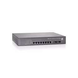 LevelOne GEP-1020, Gigabit Ethernet (10/100/1000), Full duplex, Connexion Ethernet, supportant l'alimentation via ce port (Po ...
