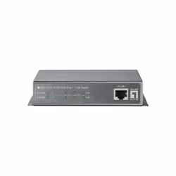LevelOne GEP-0521 commutateur réseau Non-géré Gigabit Ethernet (10/100/1000) Connexion Ethernet, supportant l'alimentation via ce port (PoE) Gris