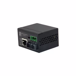 LevelOne IEC-4002 convertisseur de support réseau 100 Mbit/s Multimode Noir