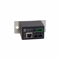 LevelOne IEC-4301 convertisseur de support réseau 100 Mbit/s Monomode Noir - Vue supplémentaire 2