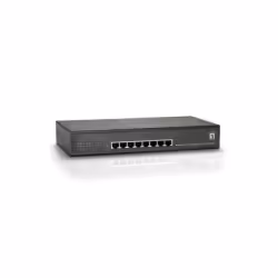 LevelOne GEP-0812, Non-géré, Gigabit Ethernet (10/100/1000), Full duplex, Connexion Ethernet, supportant l'alimentation via c ...