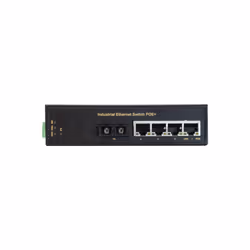 LevelOne IFP-0503 commutateur réseau Non-géré Fast Ethernet (10/100) Connexion Ethernet, supportant l'alimentation via ce port (PoE) Noir