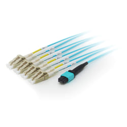 Equip 25556807 câble de fibre optique 20 m MTP 4x LC OM4 Cyan