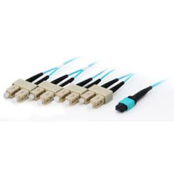 Equip 25557707 câble de fibre optique 15 m MTP 4x SC OM4 Cyan