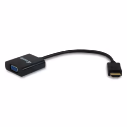 Equip 11903607, VGA (D-Sub), HDMI Type A (Standard), Mâle, Femelle, Noir, 37,5 g