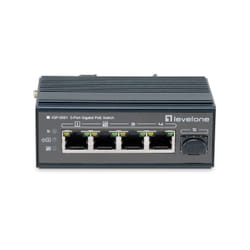 LevelOne IGP-0501 commutateur réseau Gigabit Ethernet (10/100/1000) Connexion Ethernet, supportant l'alimentation via ce port (PoE) Noir