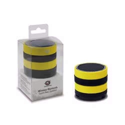 Conceptronic CSPKBTSBY enceinte portable Noir, Jaune 3 W