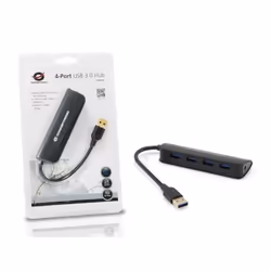 Conceptronic C4PUSB3 USB 3.2 Gen 1 (3.1 Gen 1) Type-A 4800 Mbit/s Noir