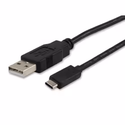 Equip 12888107, 1 m, USB A, USB C, USB 2.0, Mâle/Mâle, Noir