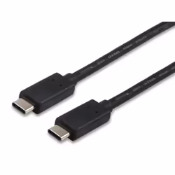 Equip 12834207, 1 m, USB C, USB C, USB 3.2 Gen 2 (3.1 Gen 2), Mâle/Mâle, Noir