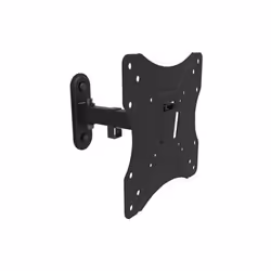 Equip 650403, 75 x 75 mm, 200 x 200 mm, -7,5 - 7,5°, -90 - 90°, Acier, Noir
