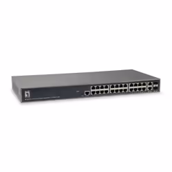 LevelOne GEL-2681, Géré, L3, Gigabit Ethernet (10/100/1000), Grille de montage