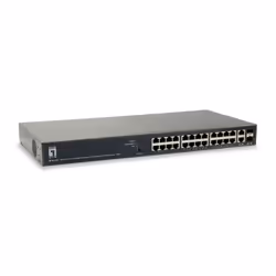 LevelOne GEP-2651, Géré, L3, Gigabit Ethernet (10/100/1000), Connexion Ethernet, supportant l'alimentation via ce port (PoE), ...